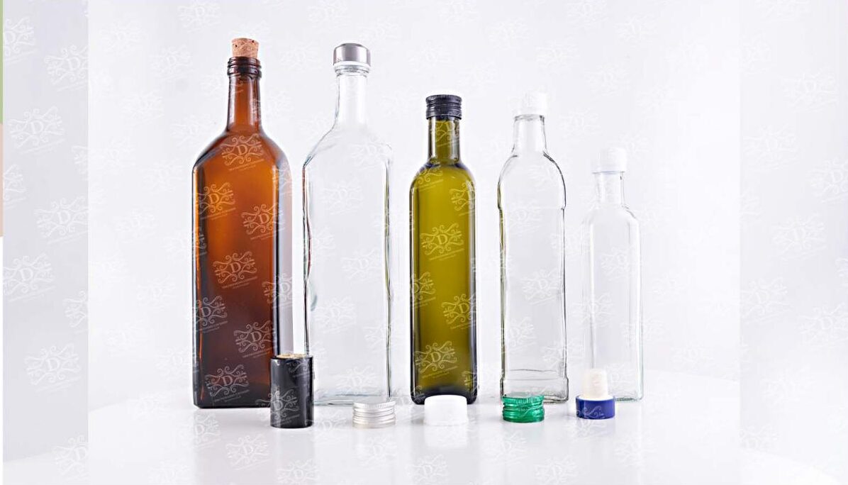 فروش بطری شیشه ای کتابی در سایزهای مختلف