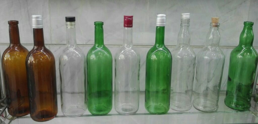 فروش بطری شیشه ای